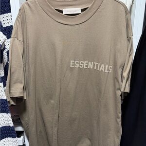 Essentials Men's Beige Short Sleeve Tee